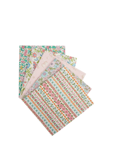 John Lewis Liberty Fabrics Everlasting Collection Soho Stripe Quilting Fabric Fat Quarter Pack of 5- Buy online at McGrocer