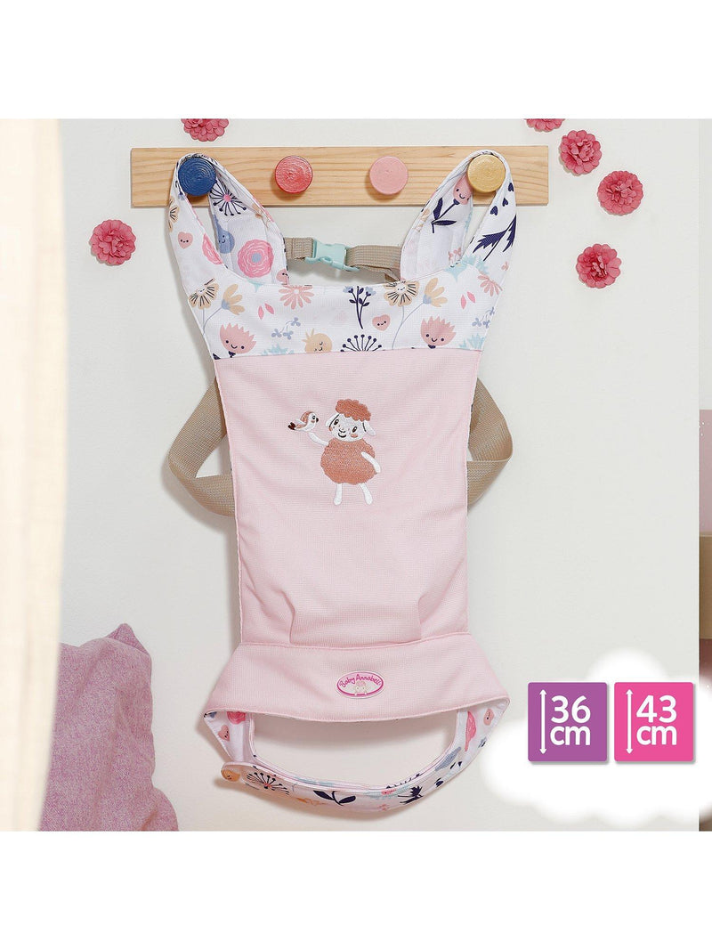 Baby Annabell doll carrier floral sheep design, UK version