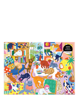John Lewis Galison Cosy Cat Club Jigsaw Puzzle, 1000 Pieces- Buy online at McGrocer