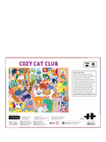 Galison Cosy Cat Club jigsaw puzzle 1000 pieces, imported from the UK