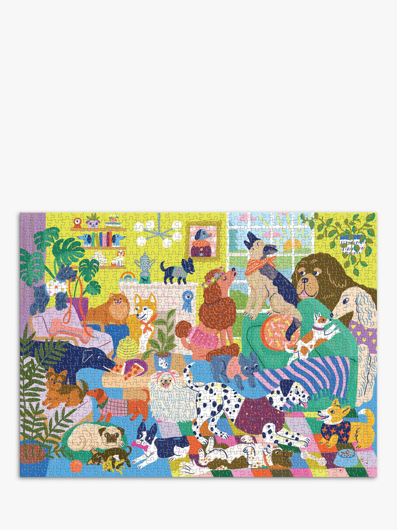 Galison Good Dog Club jigsaw puzzle 1000 pieces - British product