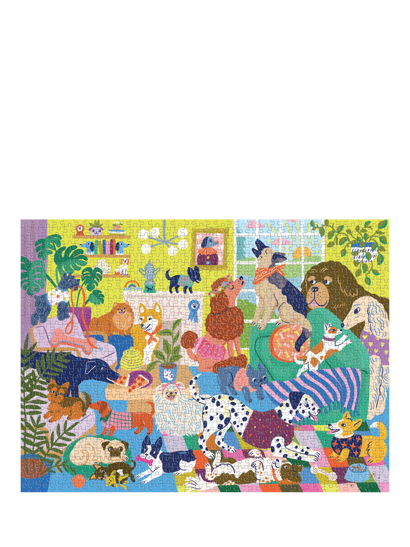 Galison Good Dog Club jigsaw puzzle 1000 pieces - British product