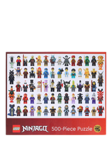 John Lewis Galison LEGO Ninjago Mini Figures Jigsaw Puzzle 500 Pieces- Buy online at McGrocer