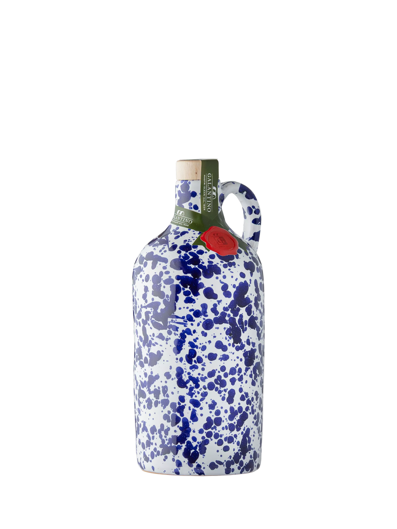 Galantino extra virgin olive oil splatter ceramic jug 500ml - British product