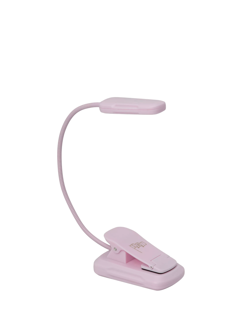 DesignWorks Ink LED book light pink, portable reading light, UK version
