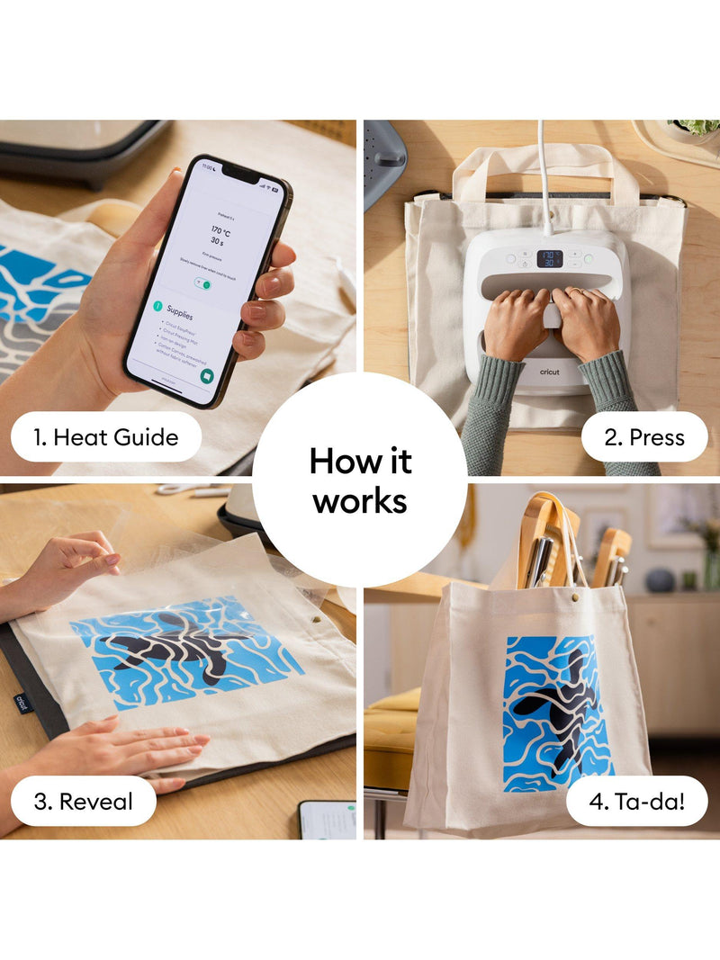 Cricut EasyPress SE heat press and mat 22.5cm (British brand)