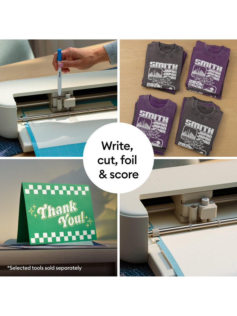 Cricut Explore 5 cutting machine bundle in taupe, UK version