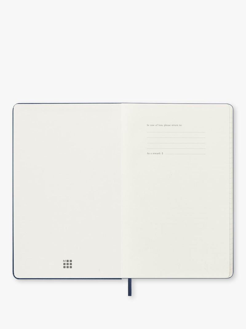 Moleskine 18-month weekly diary 2026-2027 dark blue, UK version