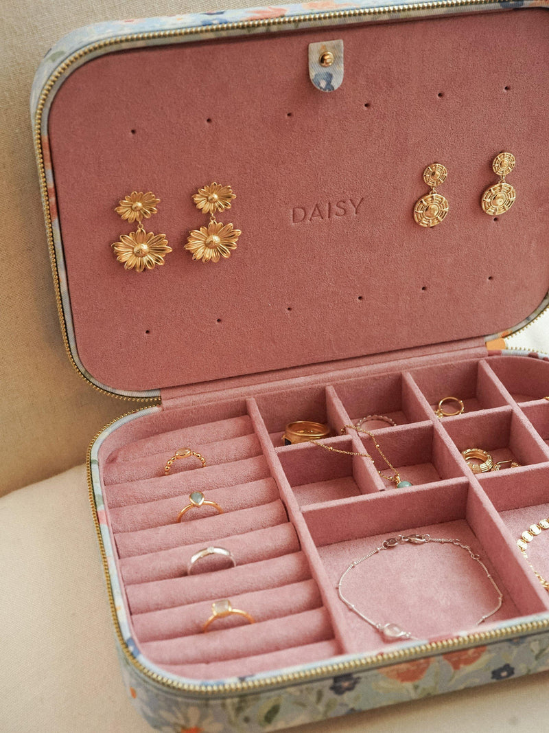 Daisy London jewellery case with multi floral print (British brand)