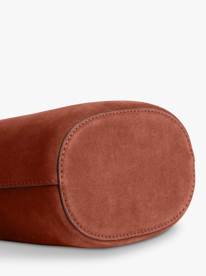 Coach suede bucket bag Bleecker range (British brand)