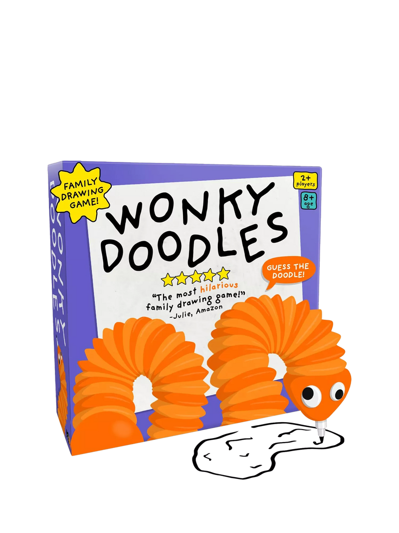 Lucky Egg Wonky Doodles party game - British product
