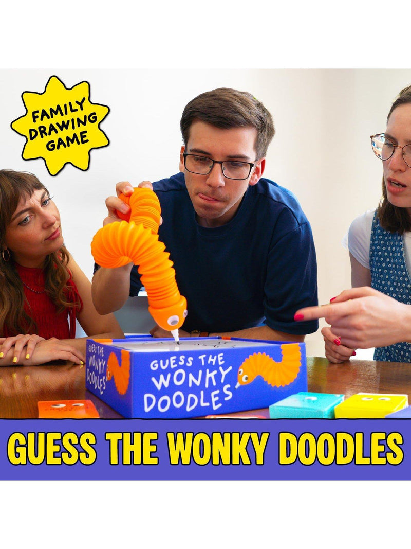 Lucky Egg Wonky Doodles party game - British product