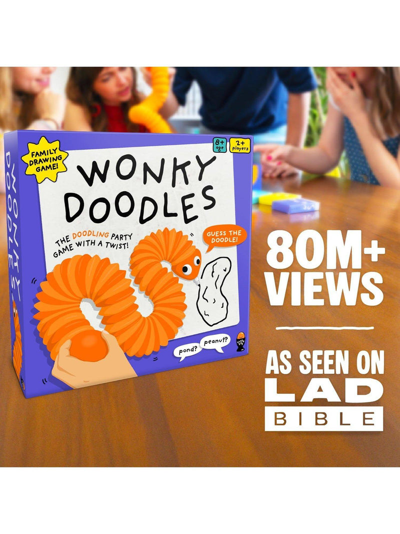 Lucky Egg Wonky Doodles party game - British product