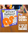 Lucky Egg Wonky Doodles party game - British product
