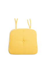 John Lewis Business & Pleasure Co. Al Fresco Garden Dining Chair Cushion, Yellow, 44x43x7cm- Buy online at McGrocer