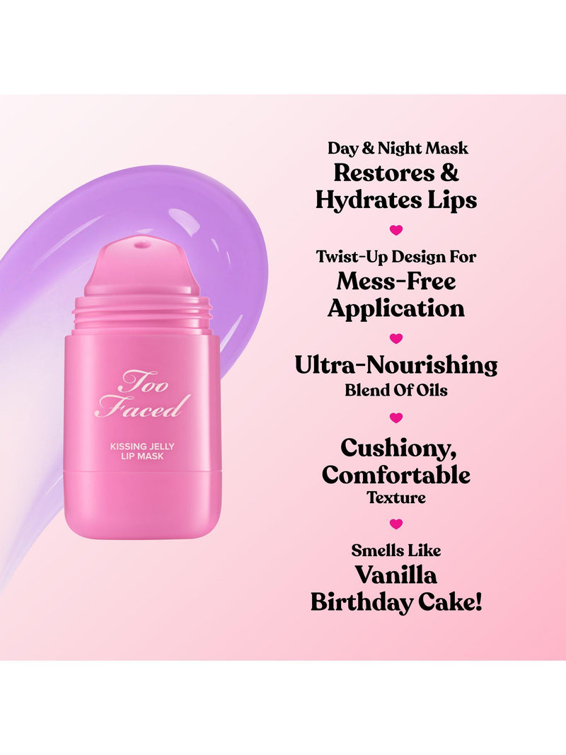 Too Faced Kissing Jelly lip mask 5ml - British product