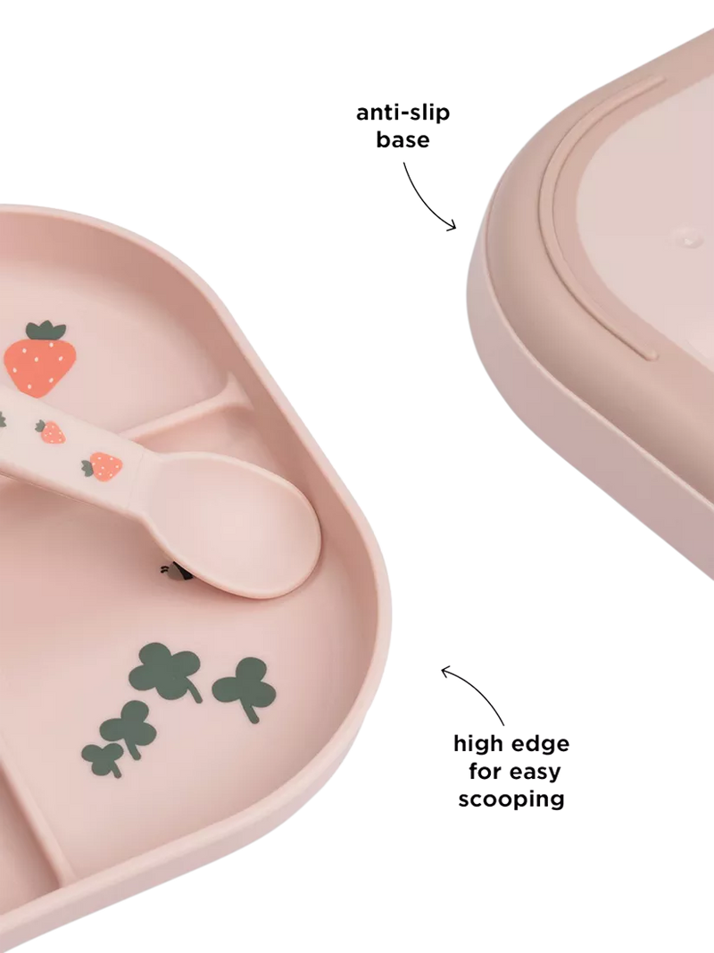 Done by Deer Tiny Farm compartment plate powder - British product