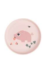 John Lewis Done by Deer Tiny Farm Foodie Plate Powder- Buy online at McGrocer