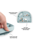 Done by Deer baby feeding plate Blue (British brand)