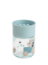 John Lewis Done by Deer Tiny Farm 360 Learning Cup Blue 260ml- Buy online at McGrocer