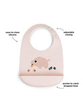 Done by Deer Pigee silicone bib powder - British product
