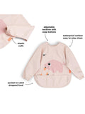 Done by Deer sleeved pocket baby bib (British brand)