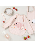 Done by Deer sleeved pocket baby bib (British brand)