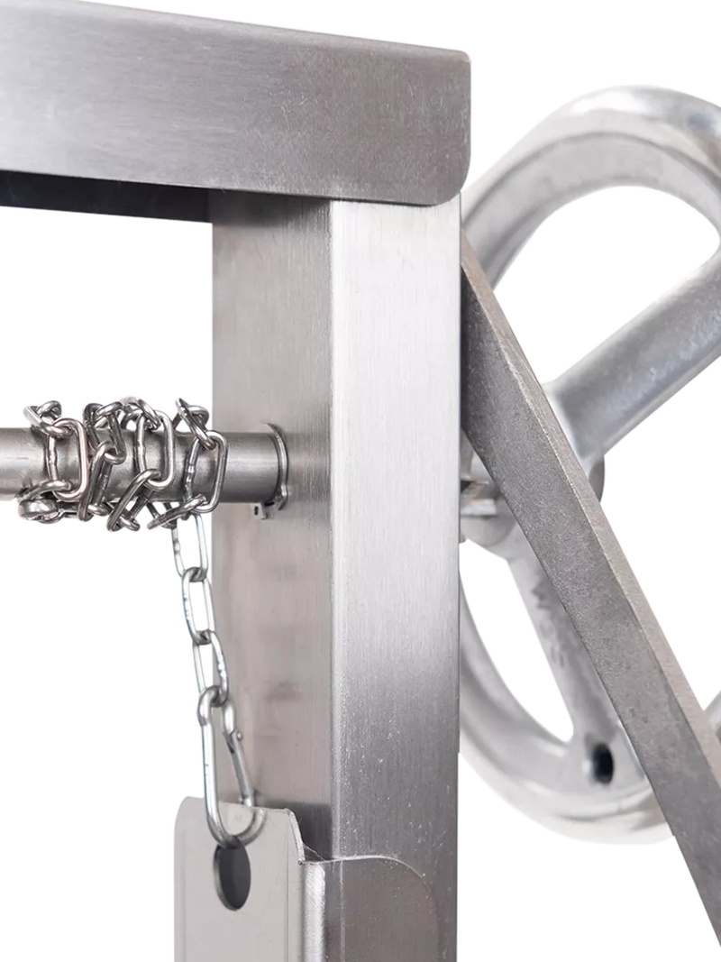 Bertha Asado small stainless steel charcoal grill (British brand)