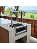 Bertha Asado small stainless steel charcoal grill (British brand)