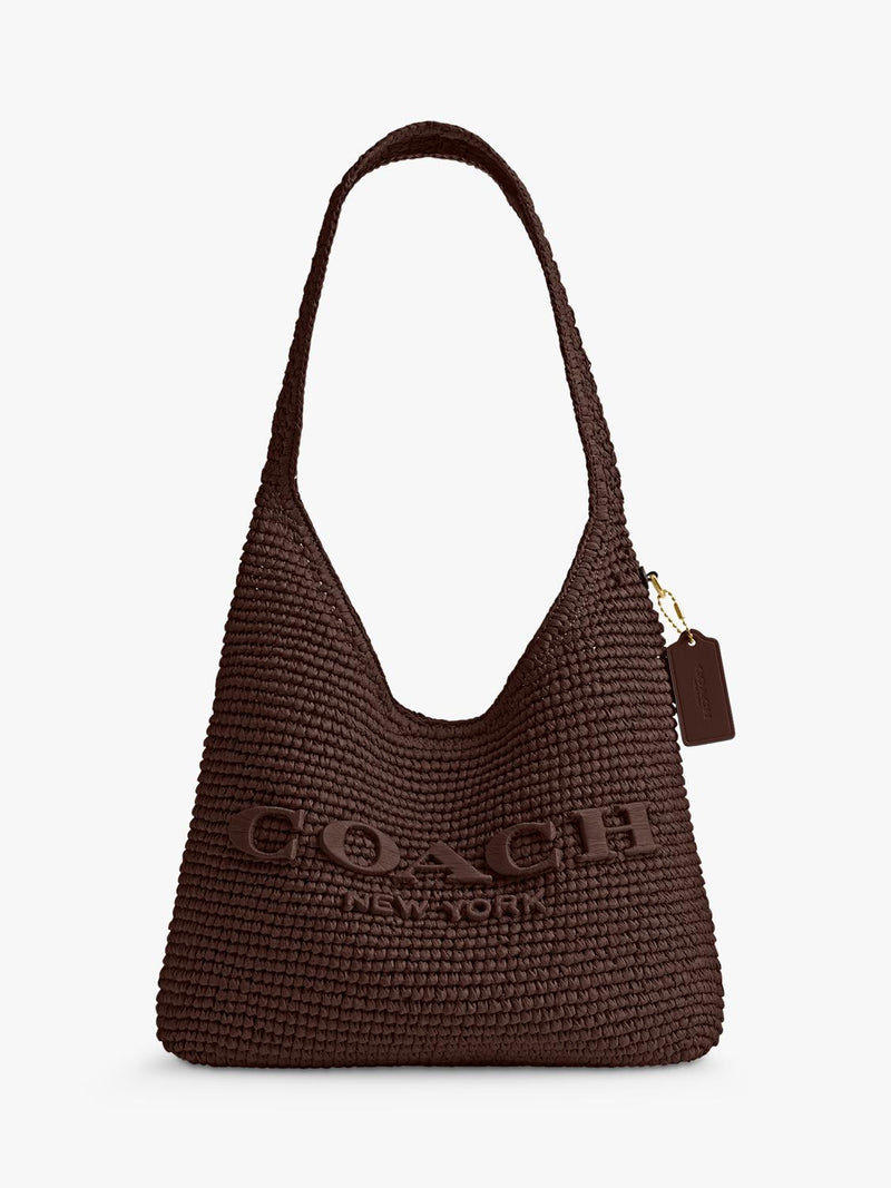 Coach Brooklyn 28 straw hobo bag - British product