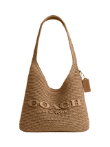 John Lewis Coach Brooklyn 28 Straw Hobo Bag- Buy online at McGrocer