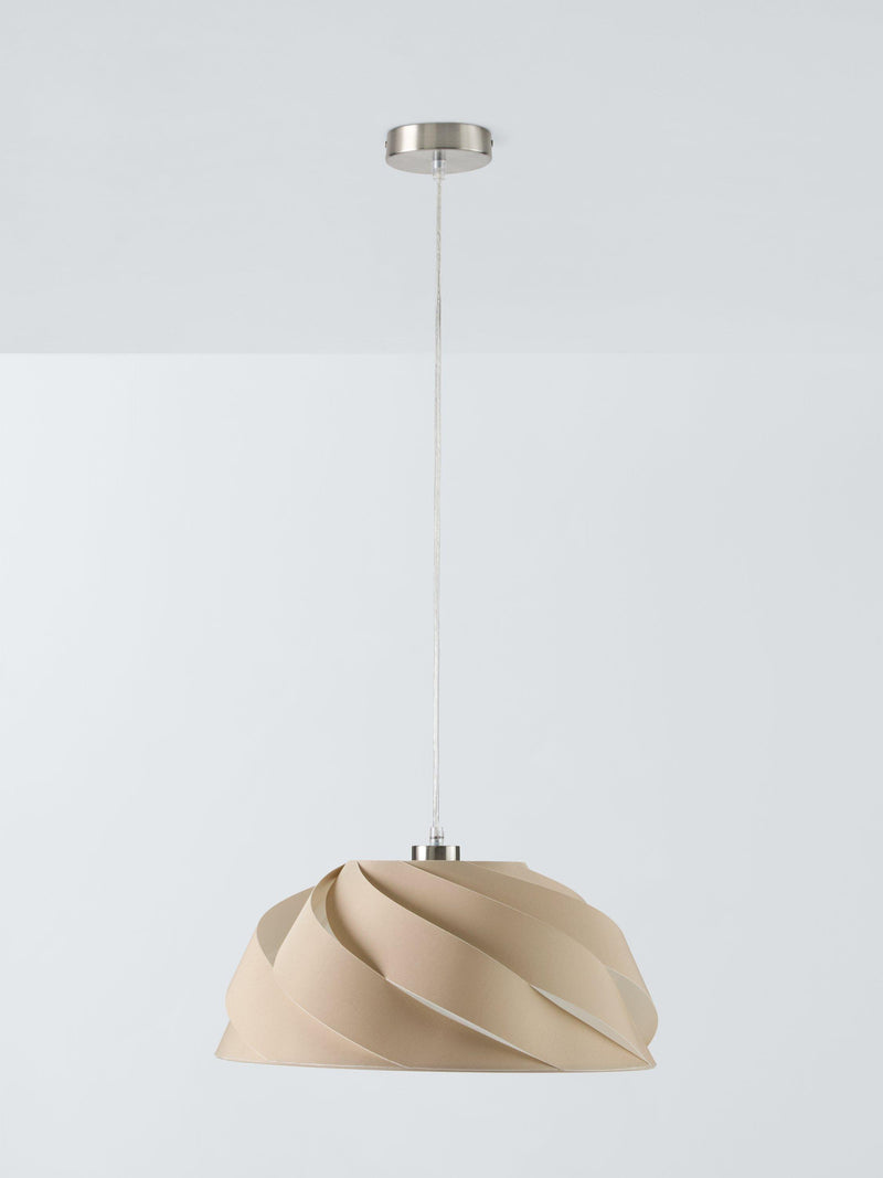 John Lewis Ginger pendant ceiling light beige (British brand)