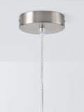 John Lewis Mia pendant light cream fabric shade, imported from the UK
