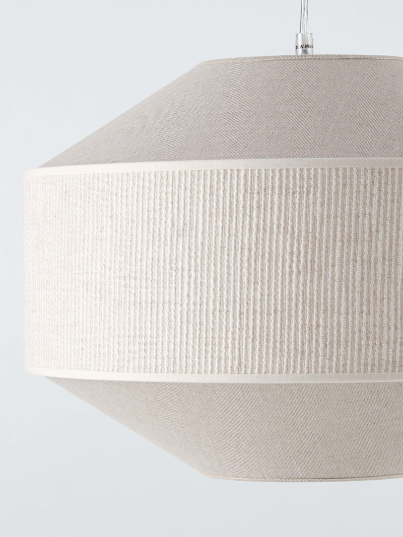 John Lewis Mia small pendant ceiling light cream, UK version