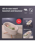 Elvie Rise all-in-one bassinet and baby bouncer - British product