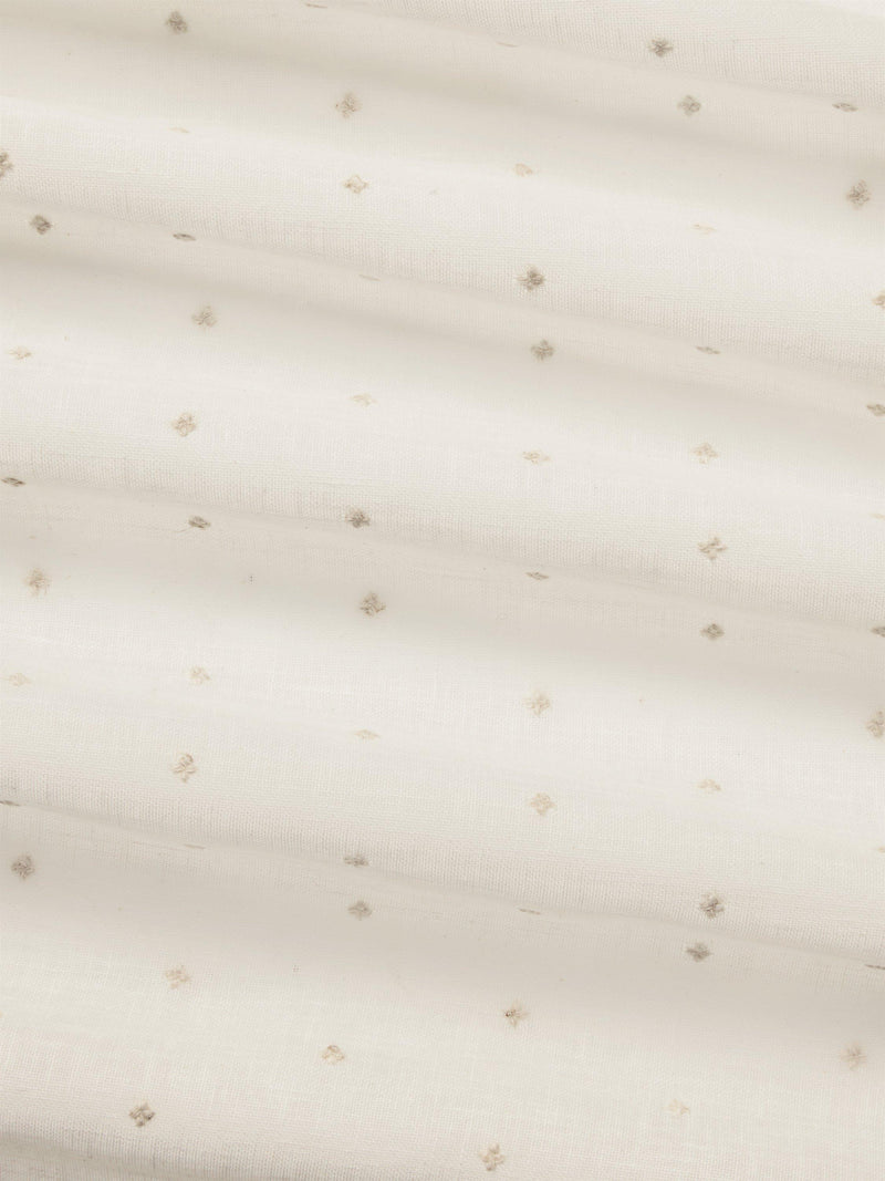 John Lewis voile fabric cream 140cm width, imported from the UK