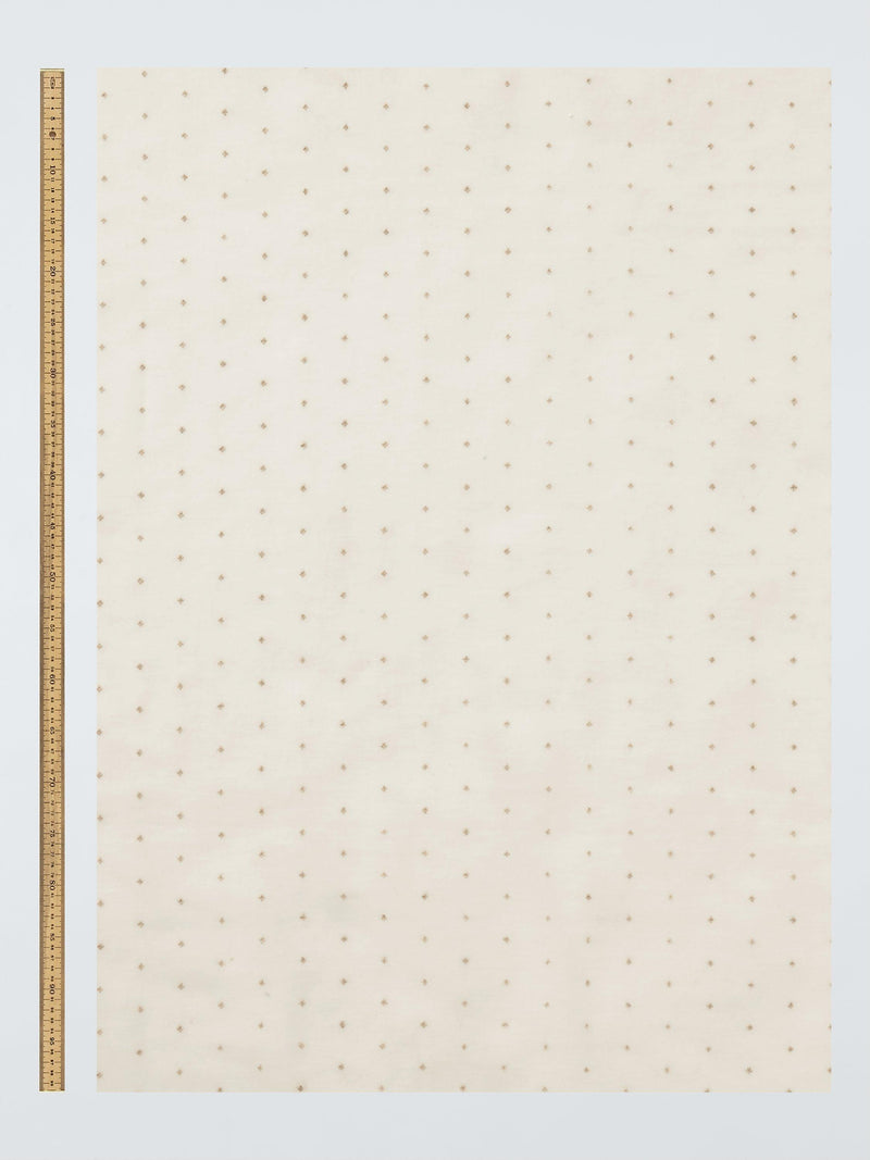 John Lewis voile fabric cream 140cm width, imported from the UK