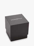 Emporio Armani men's matte dial leather strap watch AR11573, imported from the UK