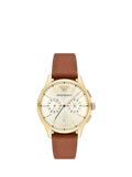 Emporio Armani AR11714 men's watch with leather strap, imported from the UK