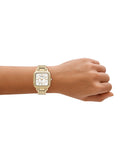 Emporio Armani mother-of-pearl dial watch gold bracelet, imported from the UK