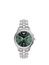 John Lewis Emporio Armani AR11746 Men's Japanese Movement Bracelet Strap Watch Silver 42mm- Buy online at McGrocer