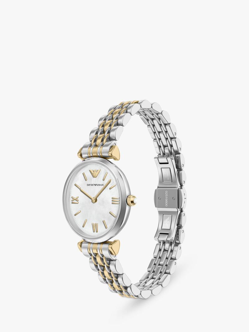 Emporio Armani AR11769 two-tone watch 28mm (British brand)