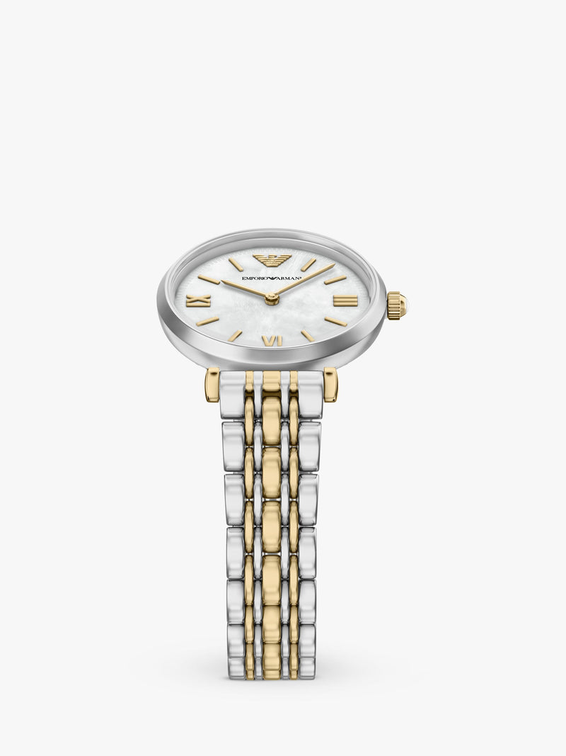 Emporio Armani AR11769 two-tone watch 28mm (British brand)