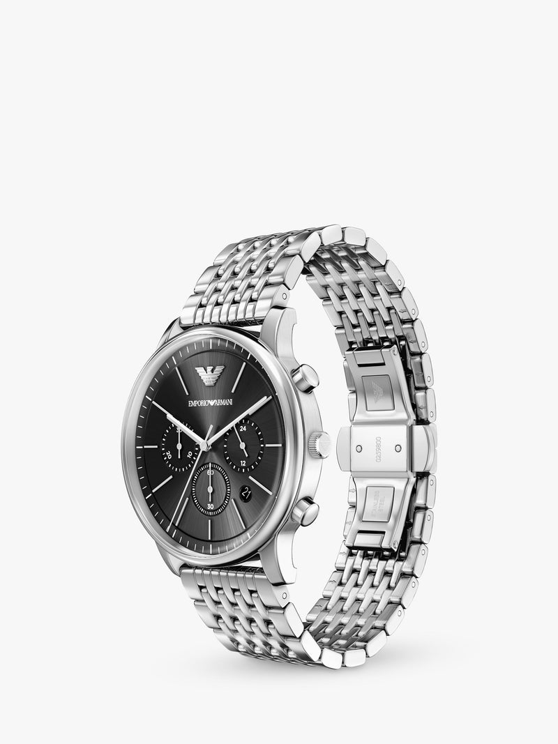 Emporio Armani men's chronograph watch 42mm, UK version