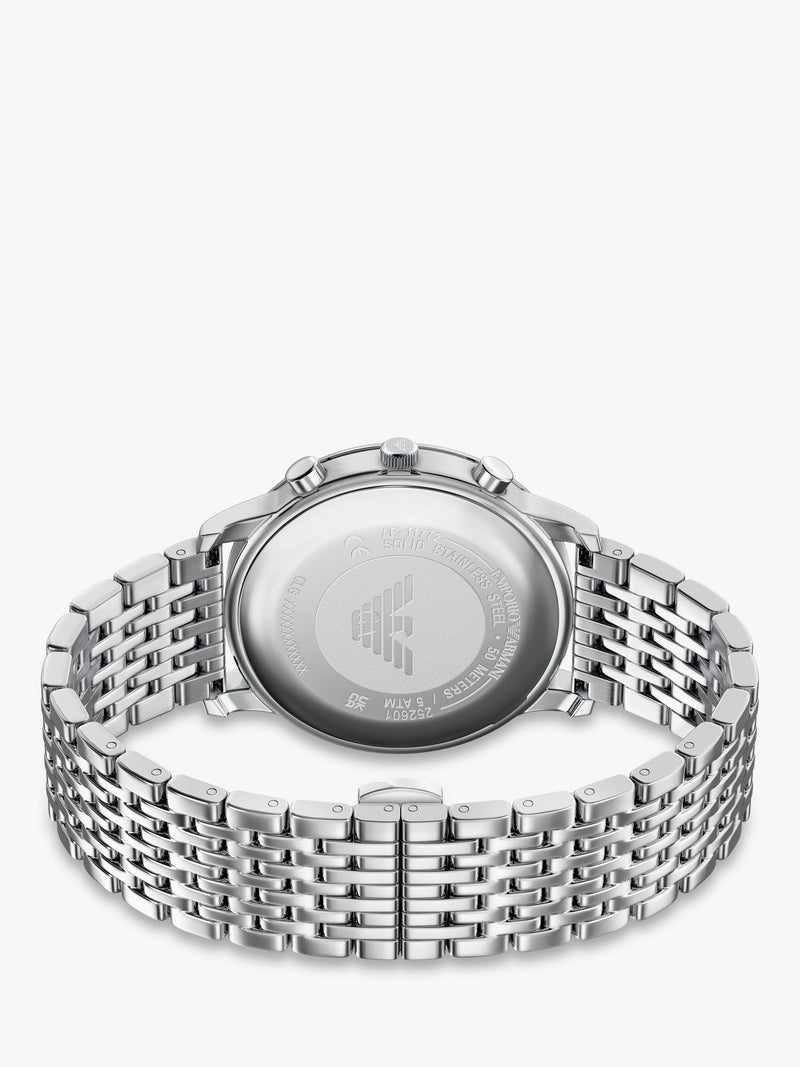 Emporio Armani men's chronograph watch 42mm, UK version