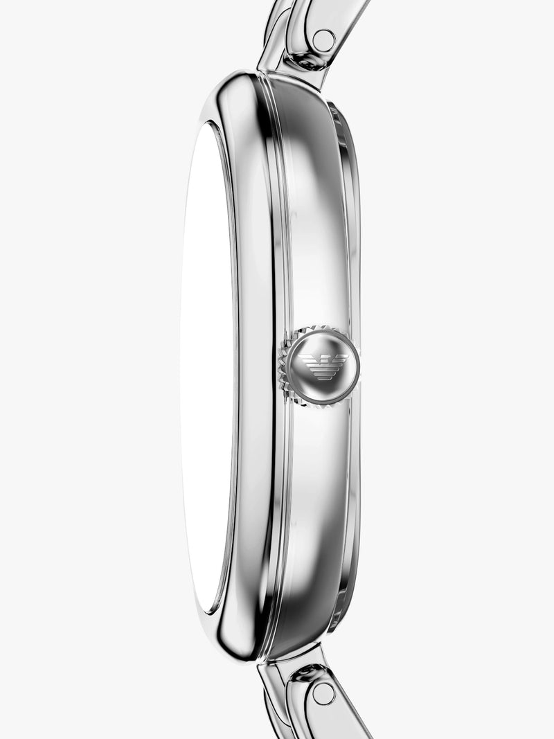 Emporio Armani Sinfonia mother of pearl dial bracelet watch, imported from the UK