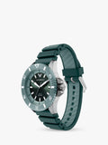 Emporio Armani World Explorer solar watch green silicone strap 42mm, imported from the UK