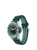 Emporio Armani World Explorer solar watch green silicone strap 42mm, imported from the UK