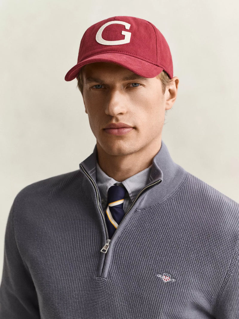 GANT G Badge baseball cap warm spice, UK version