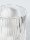 John Lewis fluted glass lidded container 395ml - British product